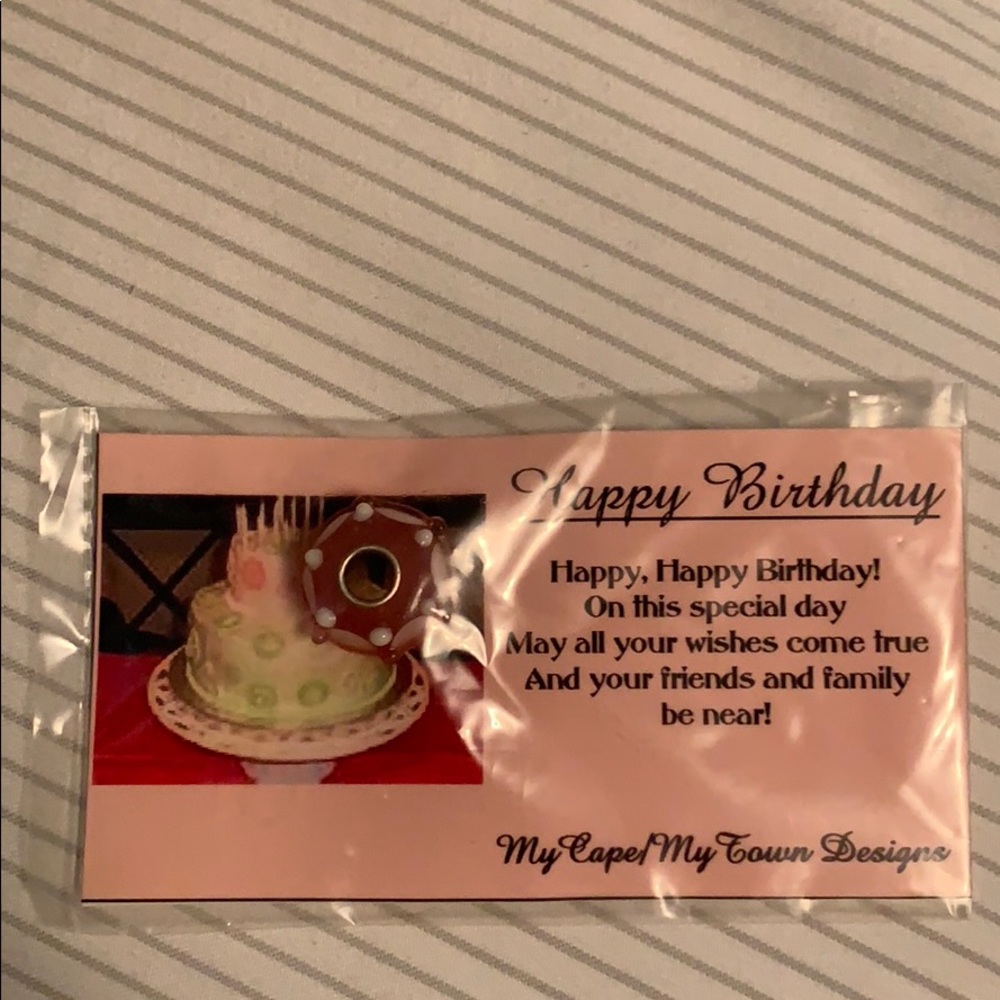 Birthday bead for a bracelet